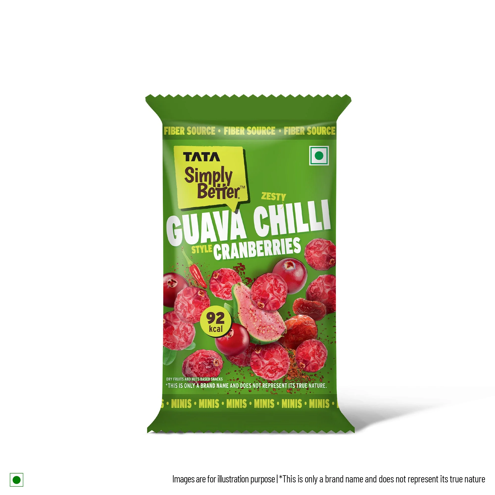Tata Simply Better Chilli Guava Flavored Cranberry 25g x Pack of 6 - 150g - Image 3