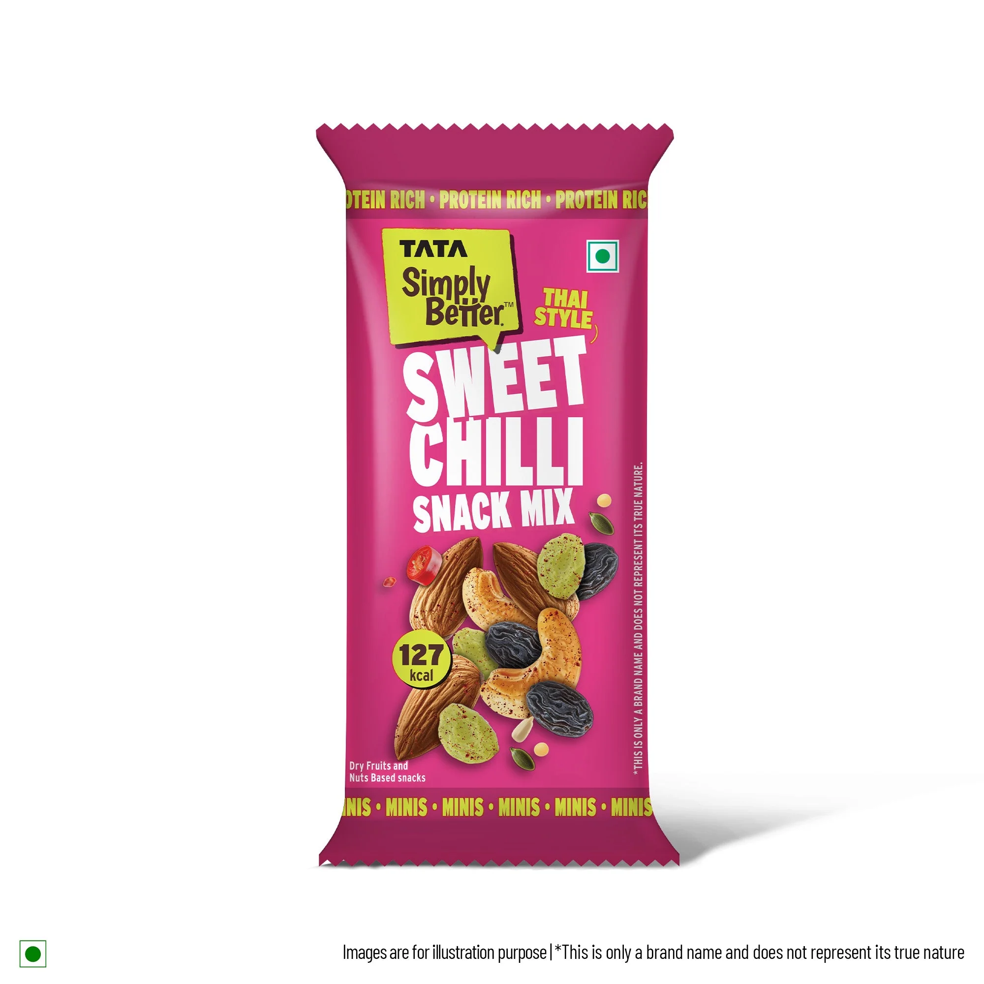 Tata Simply Better Sweet Chilli Trail Mix 25g x Pack of 6 - 150g - Image 3